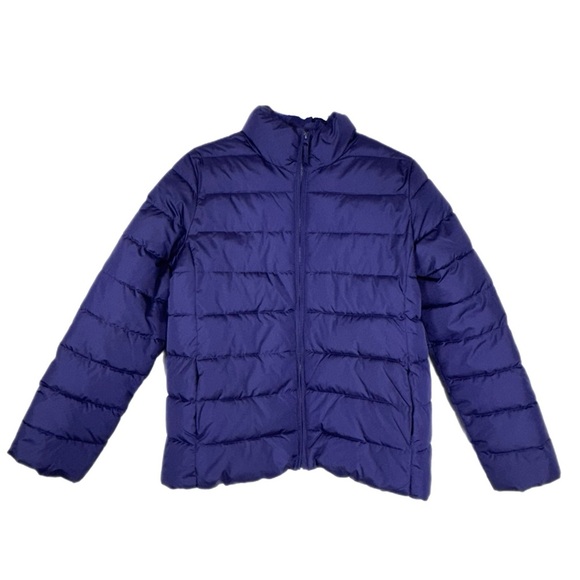 Children’s Place Girls Purple Puffer Jacket - Picture 1 of 6